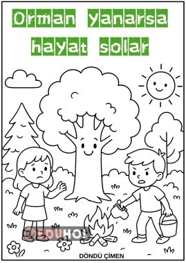 ORMAN YANGINI İÇİN GÖRSEL