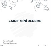 2.SINIF MİNİ DENEME HAYAT BİLGİSİ