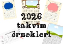2026 takvim