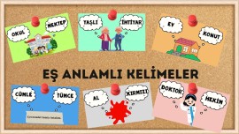3.SINIF EŞ ANLAMLI KELİMELER