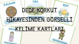 DEDE KORKUT HİKAYELERİNDEN GÖRSELLİ KARTLAR