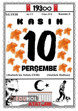 10 Kasım Pano Görseli