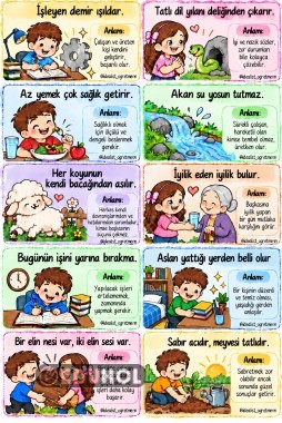 ATASÖZLERİ KARTLARI-1
