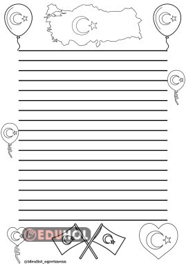 Bayrak Etkinlikleri Şiir Yazma Sayfası