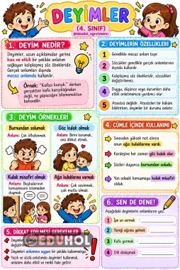 DEYİMLER DEFTER NOTU