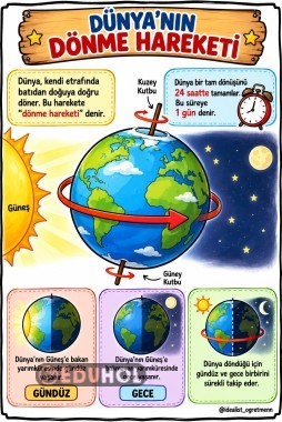 DÖNME HAREKETİ 9 SAYFA POSTER