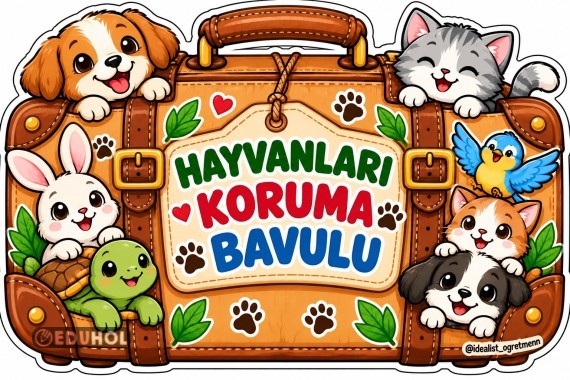 HAYVAN KORUMA BAVULU 8 SAYFA POSTER