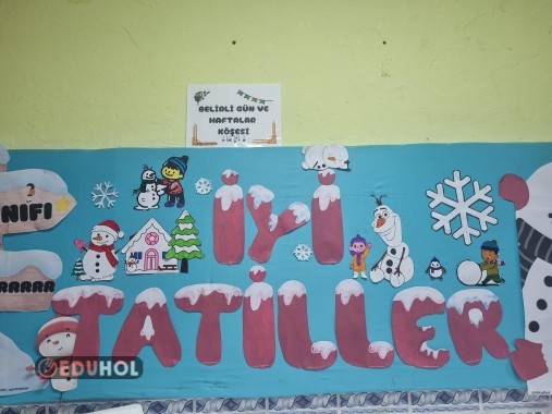 İYİ TATİLLER PANO YAZISI