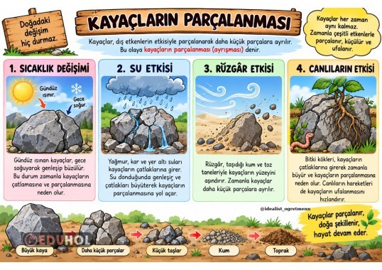 kayaçların parçalanması 2.görsel