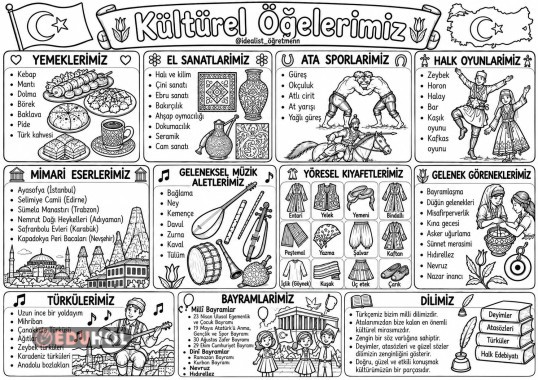 KÜLTÜREL ÖĞELER RENKSİZ