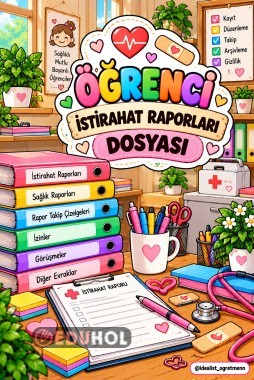 ÖĞRENCİ İSTİRAHAT DOSYASI KAPAĞI