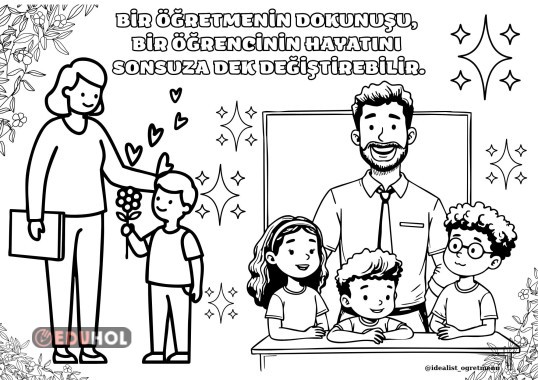 ÖĞRETMENLER GÜNÜ BOYAMA SAYFASI-2