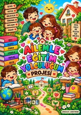 AİLEMLE EĞİTİM YOLCULUĞUM PROJESİ DOSYA KAPAĞI