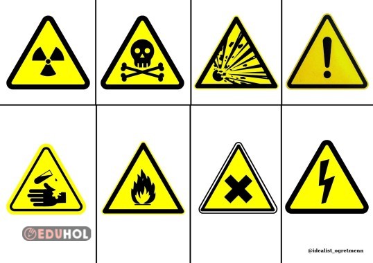 TEHLİKE UYARI İŞARETLERİ