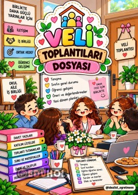 VELİ TOPLANTILARI DOSYA KAPAĞI