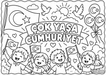 CUMHURİYET BAYRAMI BOYAMA SAYFASI-3