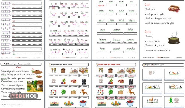 1.SINIF İLKOKUMAYAZMA C SESİ FASİKÜLÜ