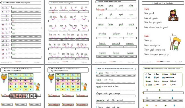 1.SINIF İLKOKUMAYAZMA Ş SESİ FASİKÜLÜ1