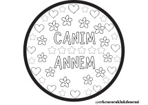 CANIM ANNEM BOYAMA SAYFASI