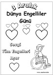Engelliler Günü Boyama Sayfası