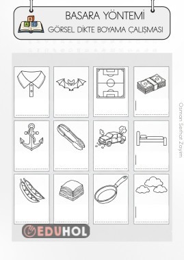 BASARA YÖNTEMİ Görsel Dikte Boyama Çalışması