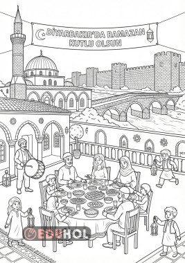 Ramazan ayı, Diyarbakır Boyama Sayfası