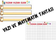 Yazı ve Matematik Tahtası