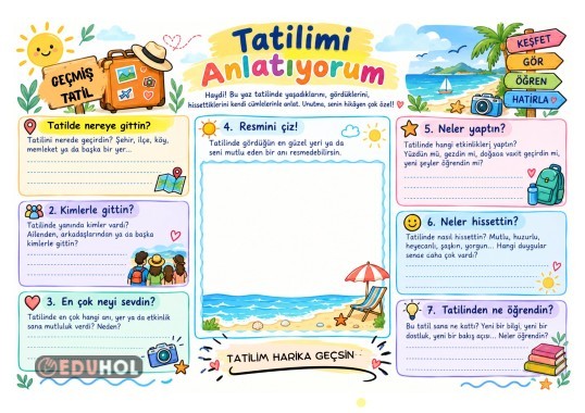 Tatilde Neler Yaptım?