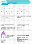 2. Sınıf geometrik şekiller ve cisimler