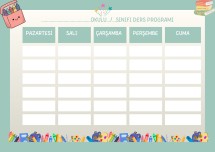 Ders Programı Dolu/Boş