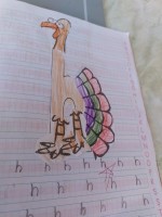 h harfi hindi görseli