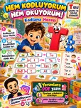 T SESİ HEM KODLUYORUM HEM OKUYORUM! 🧩 – Kodlama, Hece, Kelime ve Cümle Oluşturma Etkinliği!