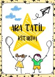 okul öncesi ara tatil kitabı
