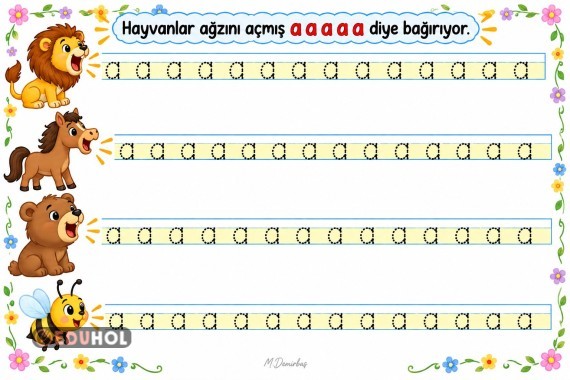 HAYVANLARLA A SESİ YAPMA VE ÜZERİNDEN GİTME