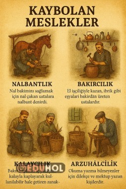 Kaybolan Meslekler Afiş