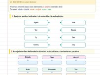ZIT ANLAMLI KELİMELER