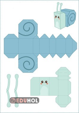 3 boyutlu salyalgoz maketi