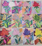 bitki boyama mandala