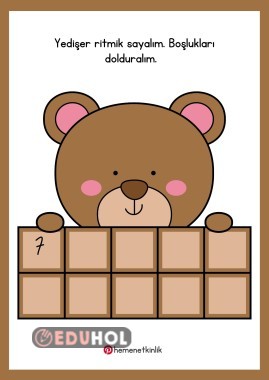 YEDİŞER RİTMİK SAYMA (PDF)