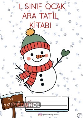 1.Sınıf Ocak Ara Tatil Kitabı