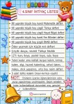 1/2/3/4 Sınıf İhtiyaç Listesi