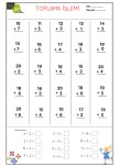 1.Sınıf Toplama İşlemi Alıştırma Kağıdı