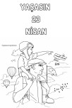 23 Nisan Boyama Sayfası
