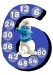 Şirinler altışar ritmik sayma