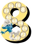 Şirinler sekizer ritmik sayma