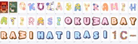 OKUMA BAYRAMI PANO HARFLERİ