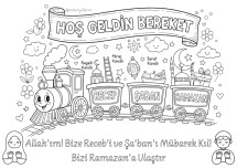 Üç Aylar Boyama Sayfası