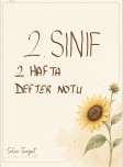 2. Hafta Defter Notu