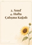 4. Hafta Çalışma Etkinlikleri