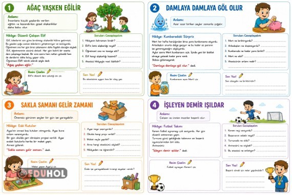 📚✨ ATASÖZLERİ HİKÂYELERLE CANLANIYOR! ✨📚